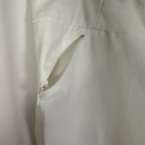 Improvements Plus 14WS Park Ave‎ Fit Stretch Straight Leg White Pants - Picture 3 of 7